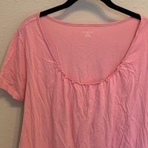 Lands End‎ pink t shirt 2X
